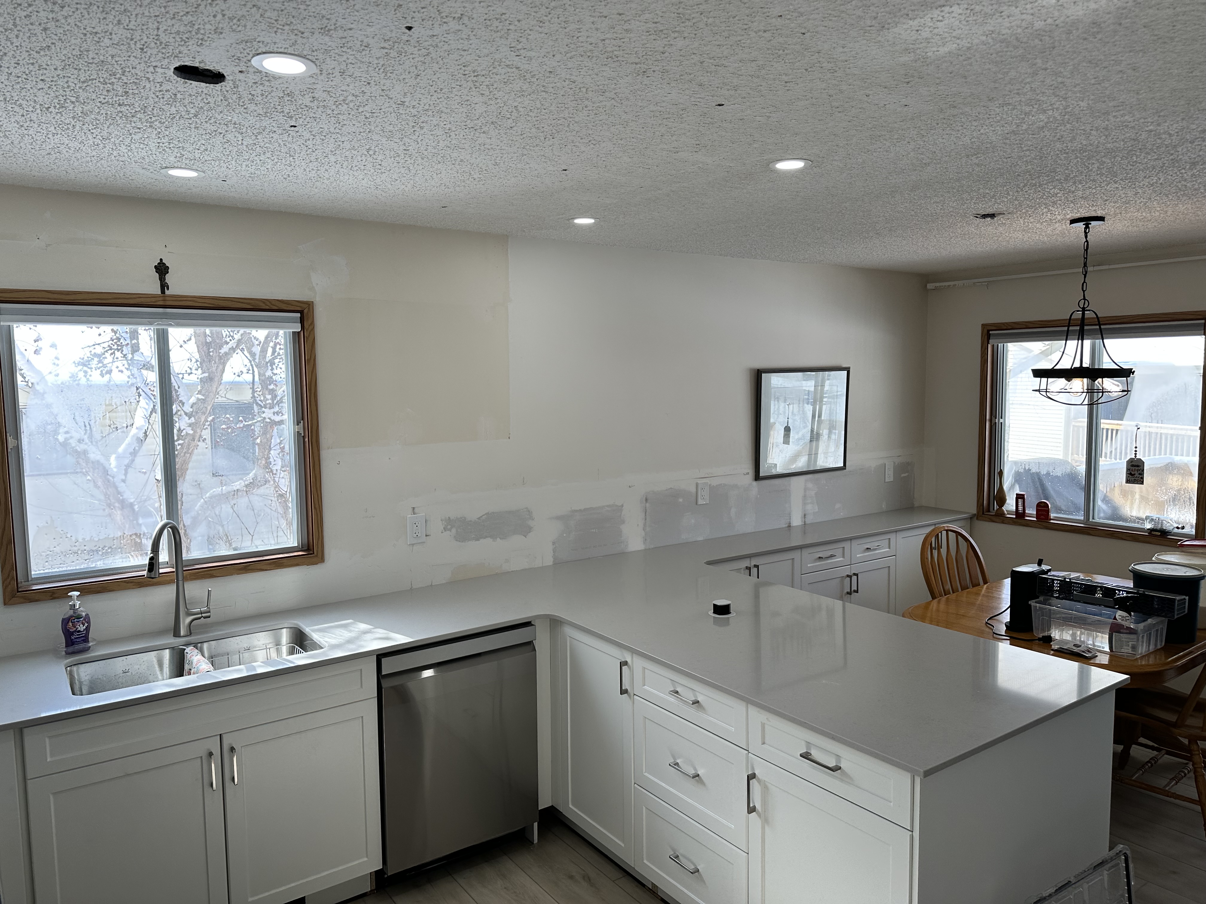 kitchen pot lights installation edmonton