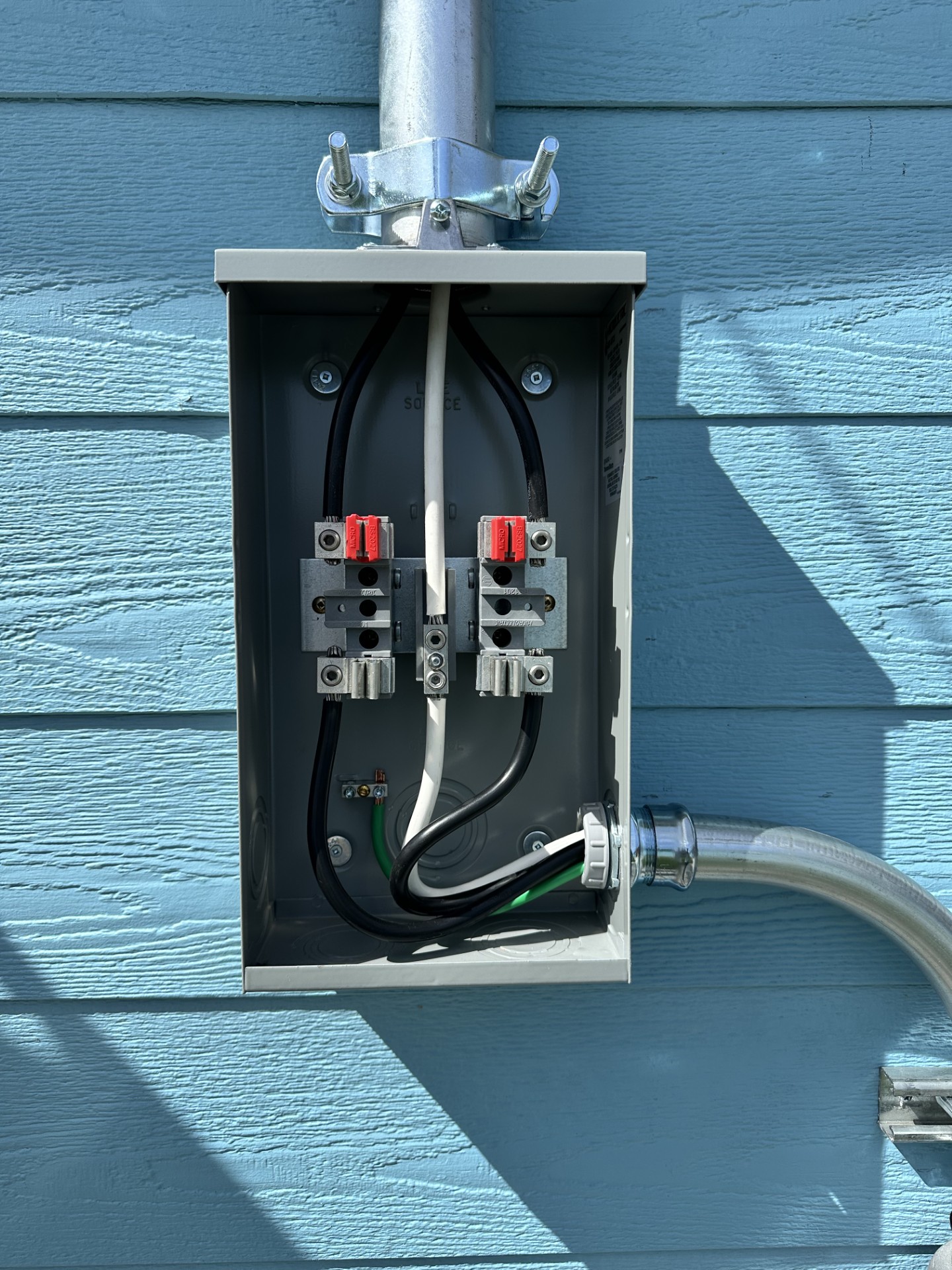 meter terminations service upgrade